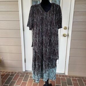 Connected Apparel Chocolate Brown Dress